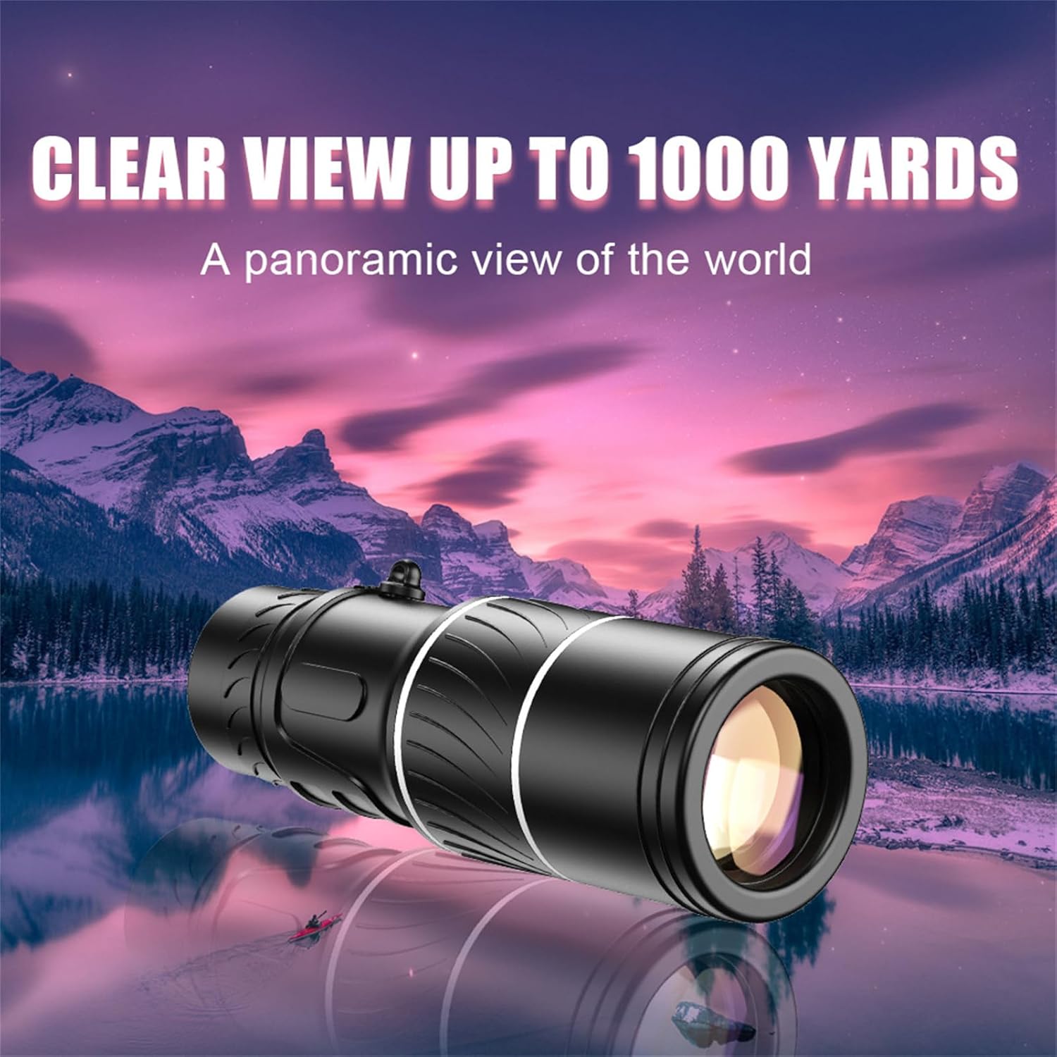 Mini telescopio monocular de visión nocturna impermeable de 16 aumentos